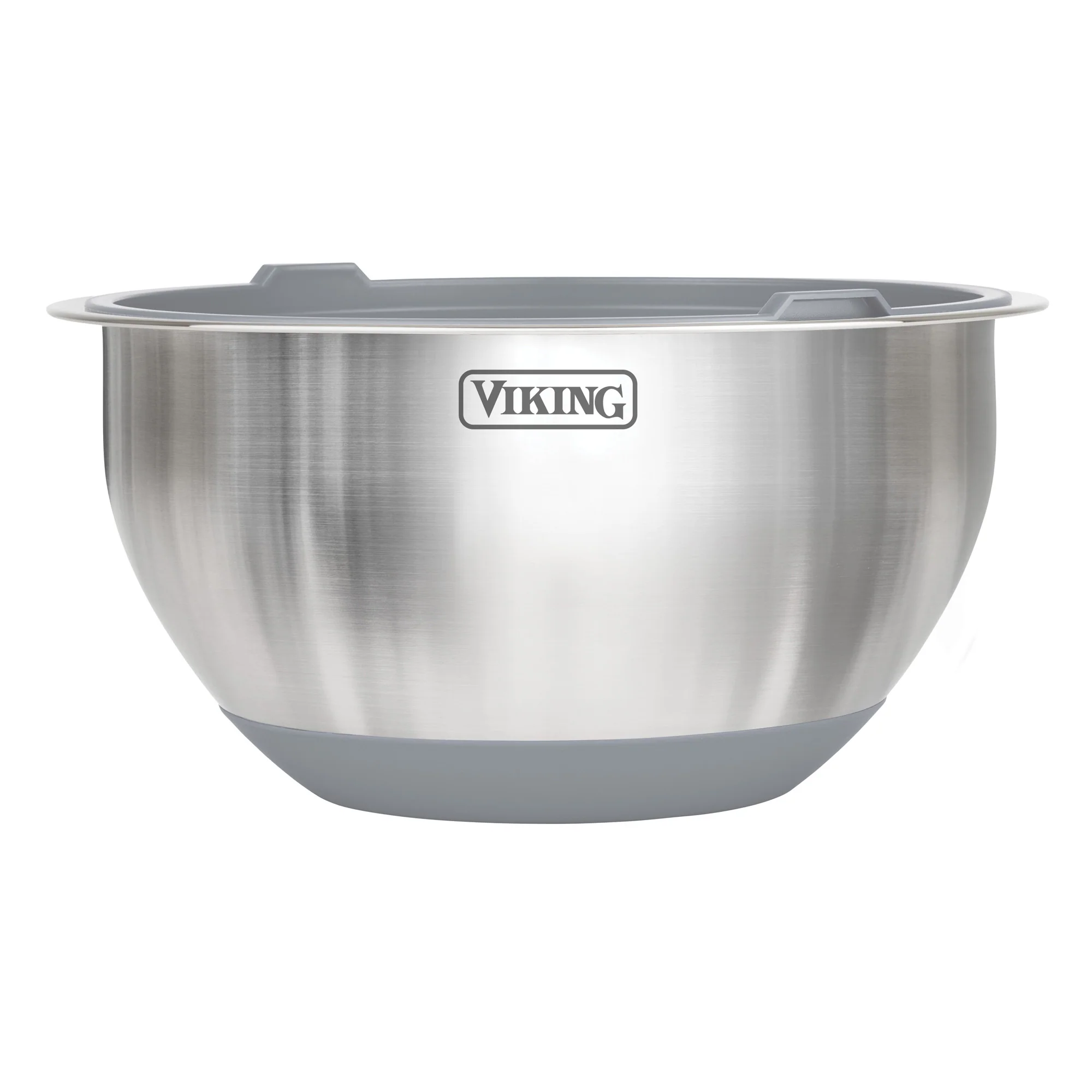 Viking 10-Piece Stainless Steel Mixing Bowl Set with Lids, Gray - Image 5