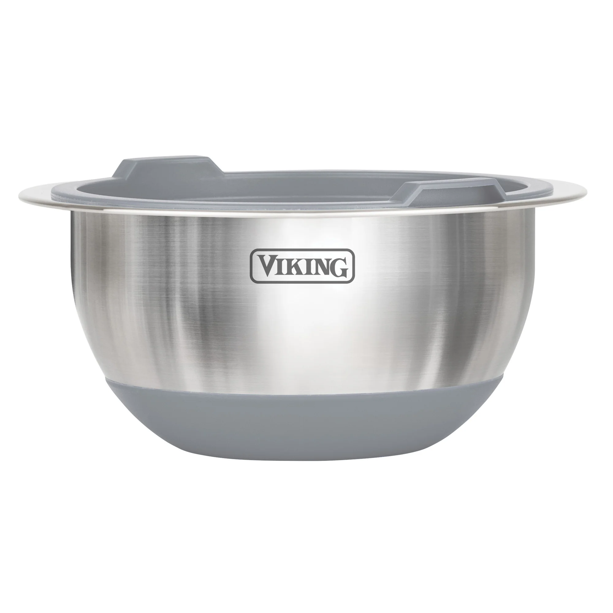 Viking 10-Piece Stainless Steel Mixing Bowl Set with Lids, Gray - Image 8