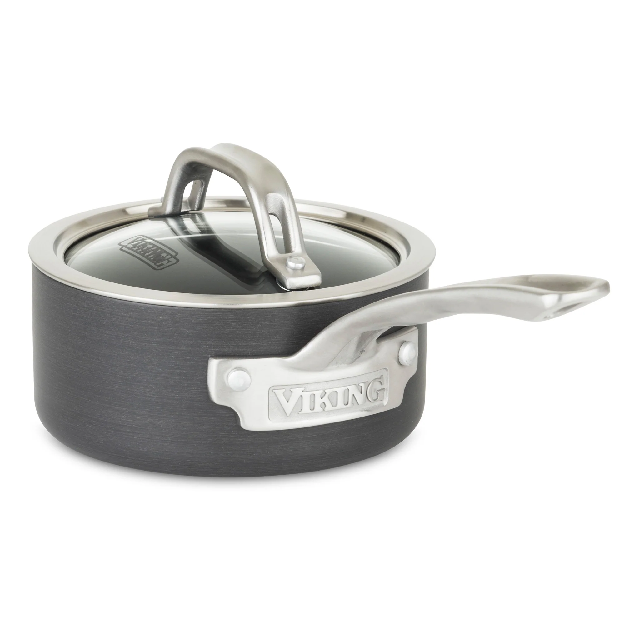 Viking Hard Anodized Nonstick 15-Piece Cookware Set with Glass Lids - Image 5