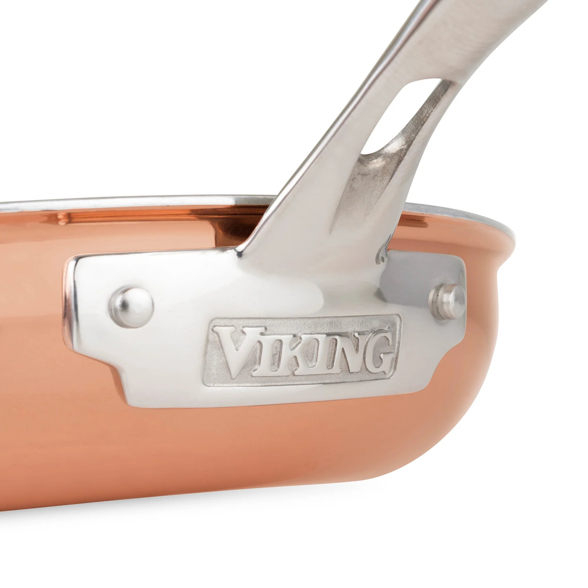 Viking 3-Ply Copper Clad 13-Piece Cookware Set with Glass Lids - Image 16