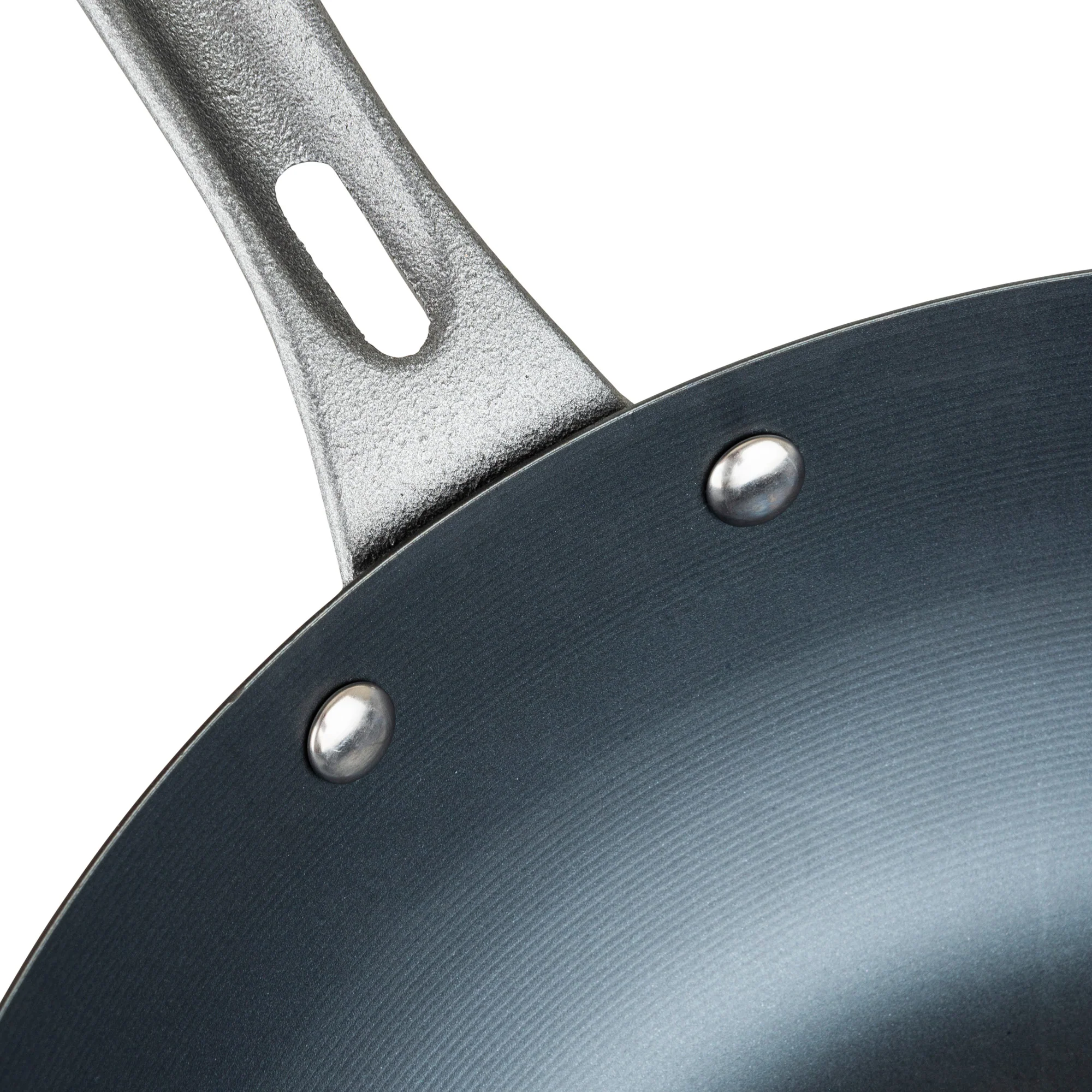 Viking Blue Carbon Steel 12-Inch Wok - Image 8