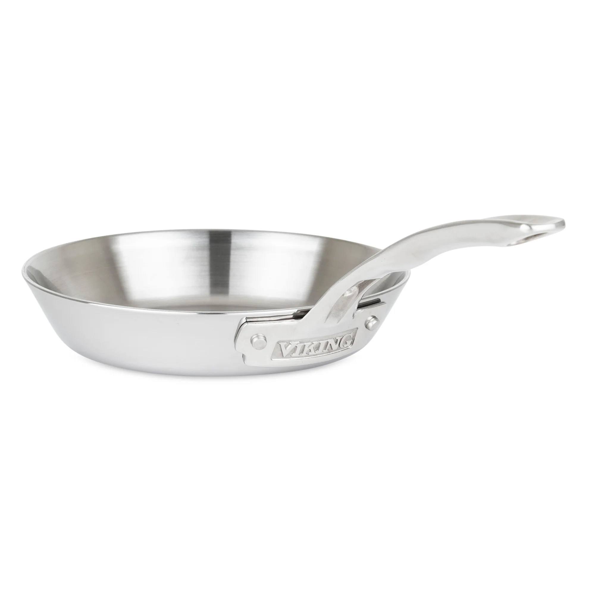 Viking Contemporary 3-Ply Stainless Steel 10-Piece Cookware Set with Glass Lids - Image 10