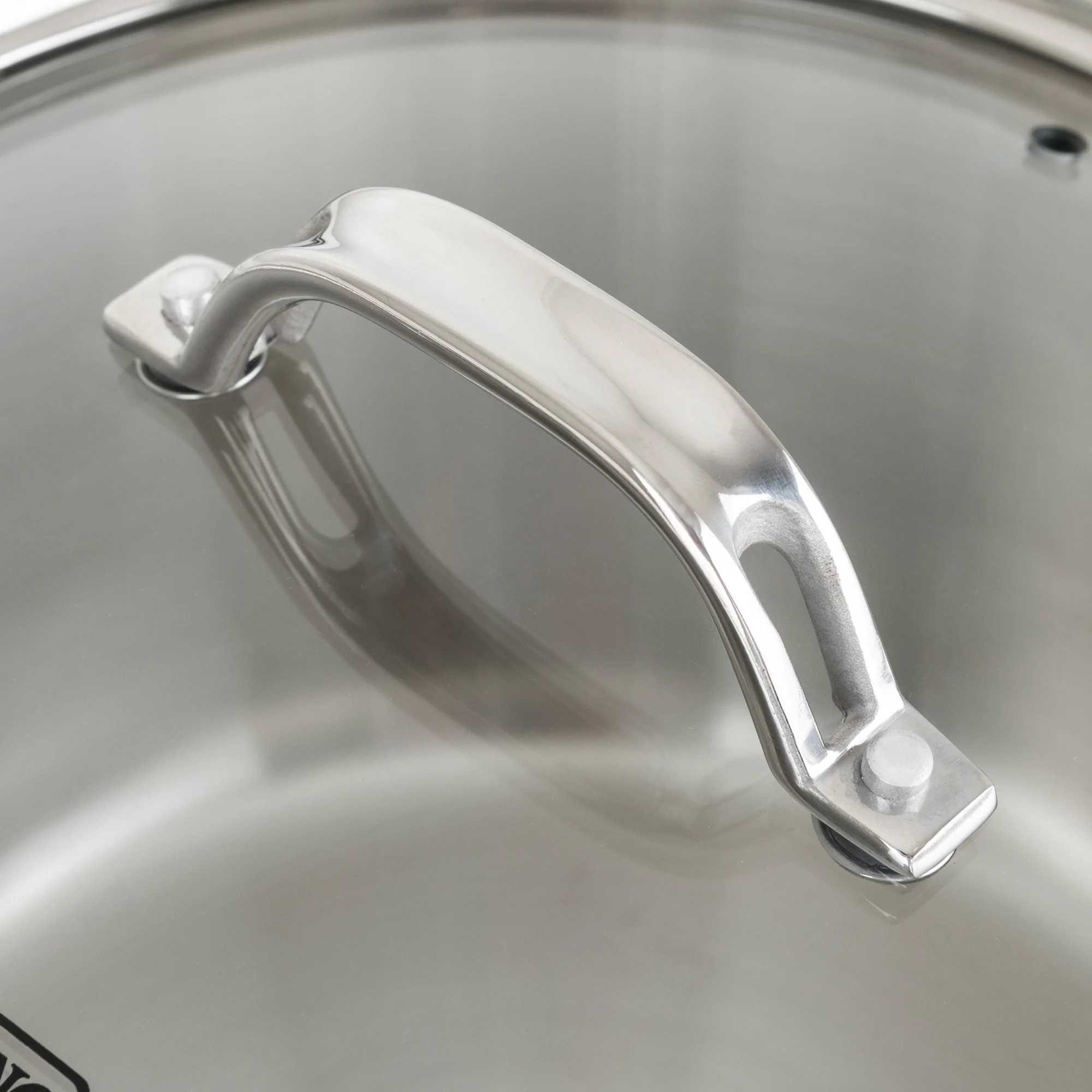 Viking Contemporary 3-Ply Stainless Steel 10-Piece Cookware Set with Glass Lids - Image 8