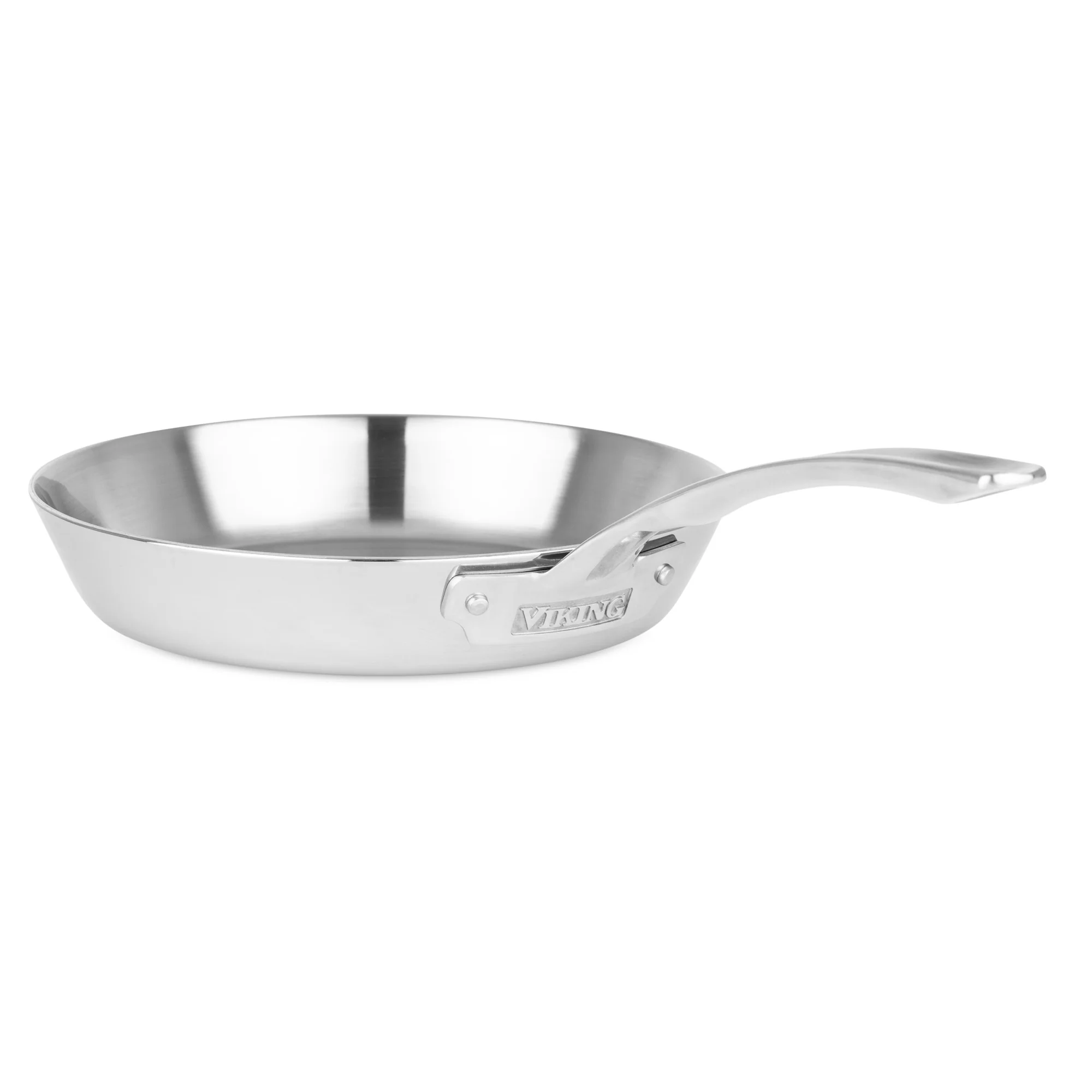 Viking Contemporary 3-Ply Stainless Steel 10-Piece Cookware Set with Glass Lids - Image 9