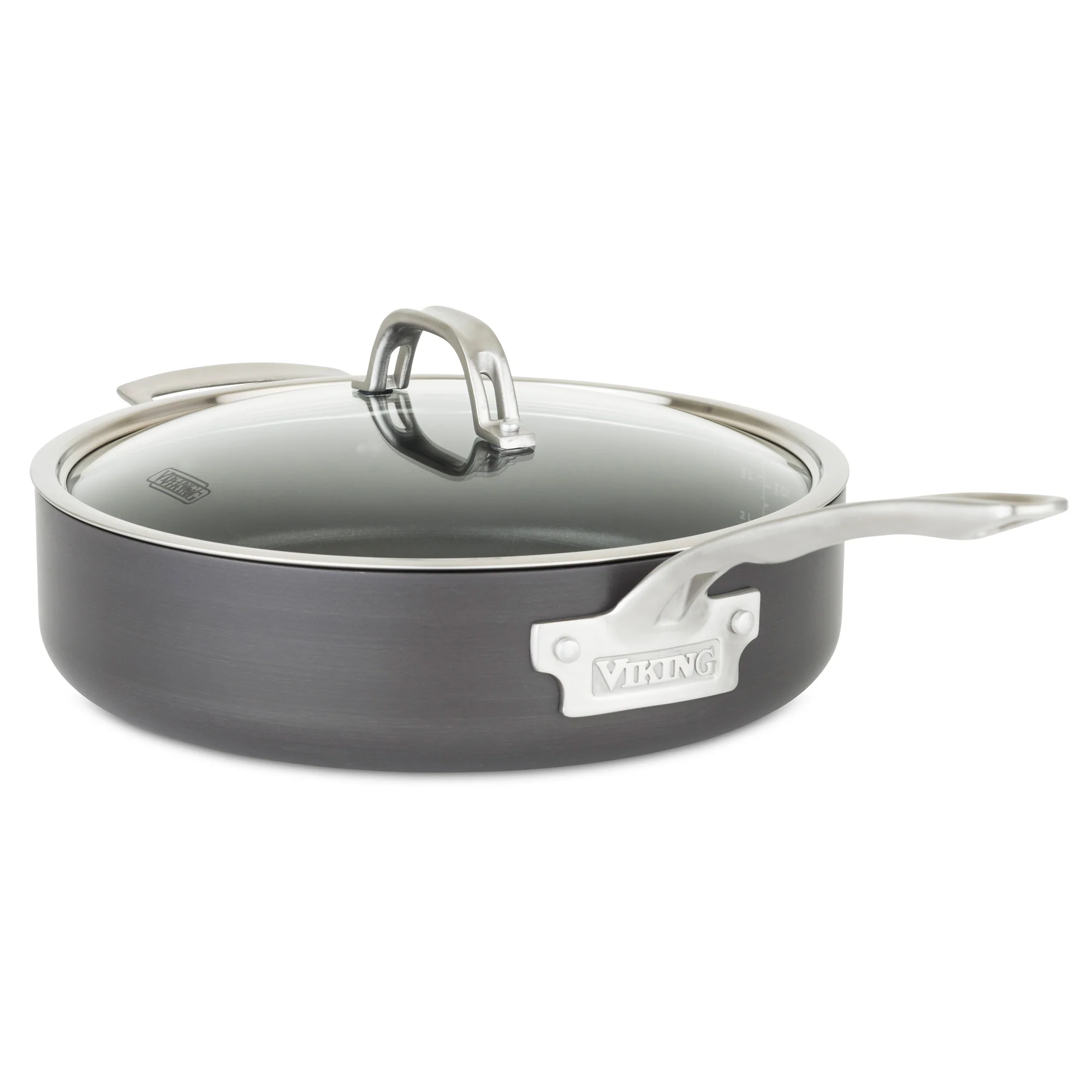 Viking Hard Anodized Nonstick 10-Piece Cookware Set with Glass Lids - Image 6