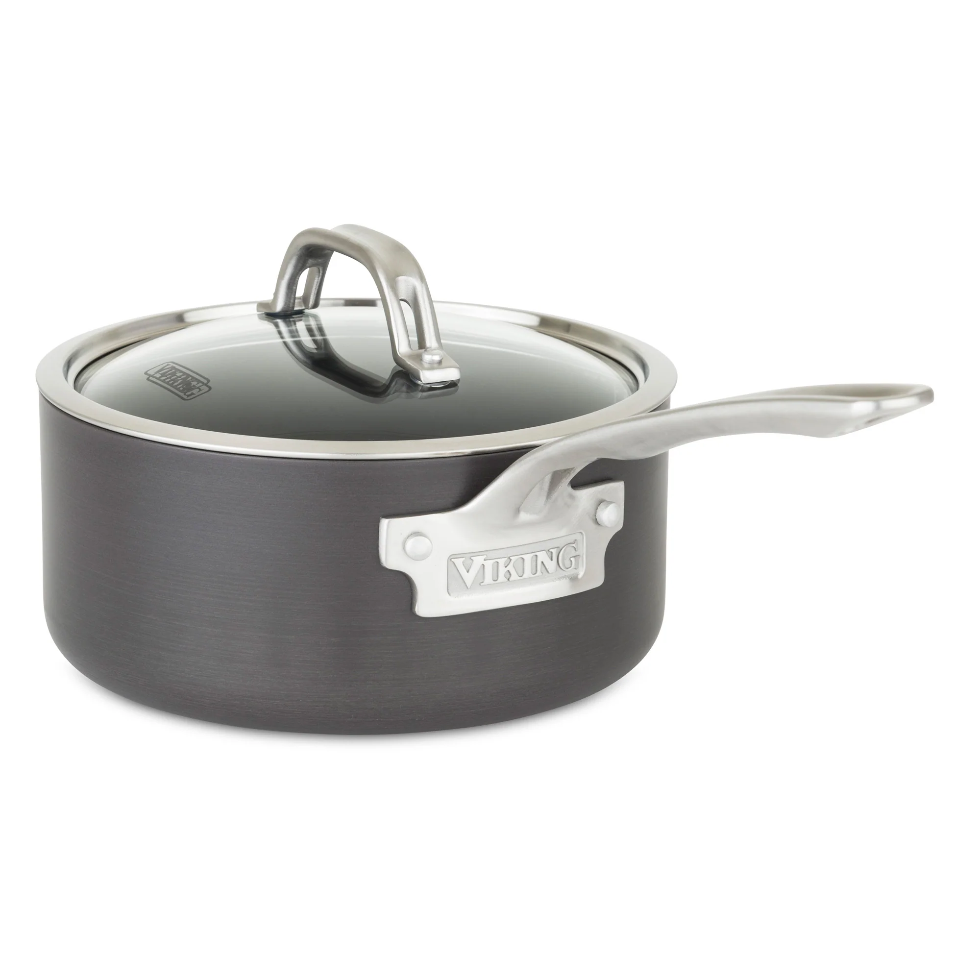 Viking Hard Anodized Nonstick 10-Piece Cookware Set with Glass Lids - Image 7