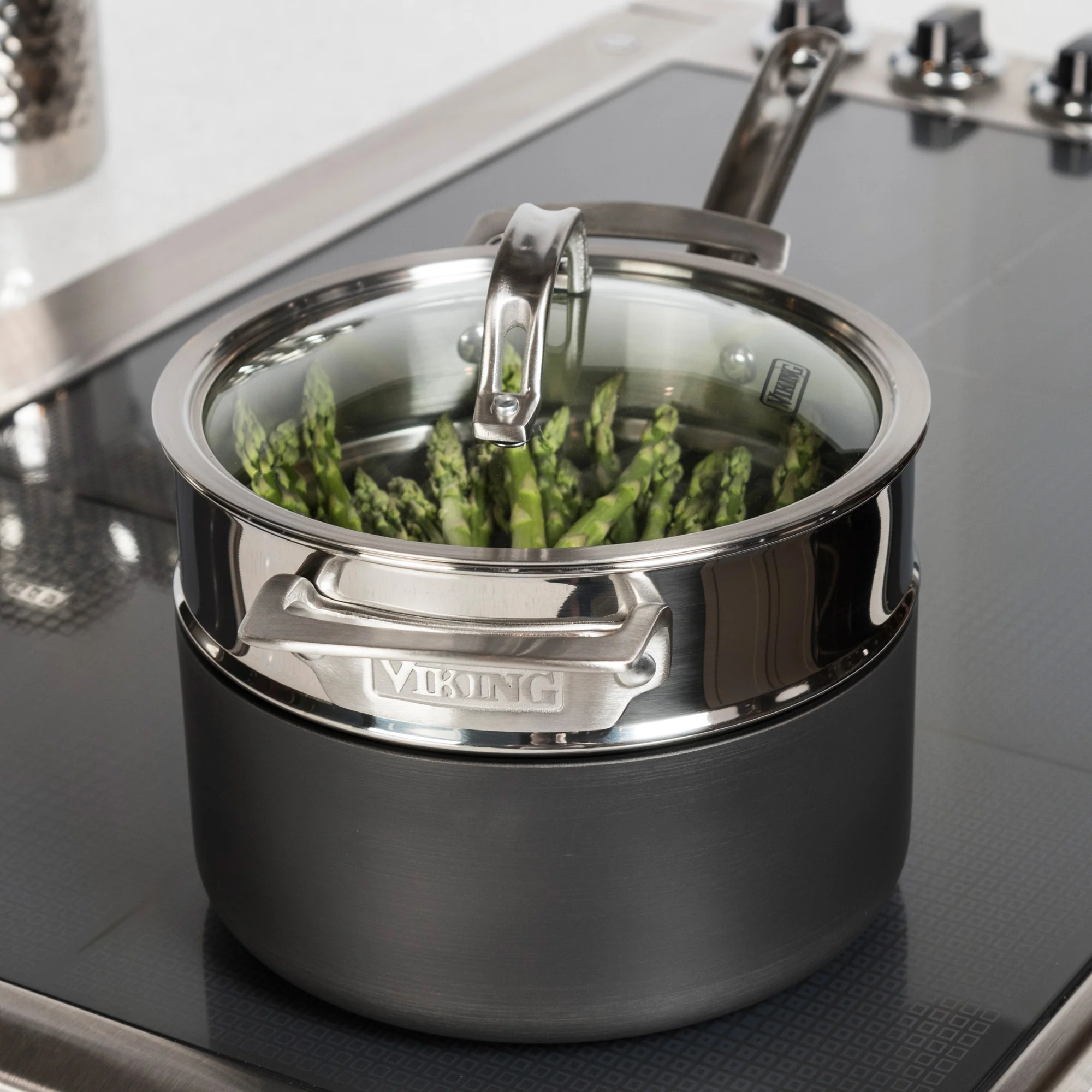 Viking Stainless Steel Universal Steamer Insert and Colander - Image 5